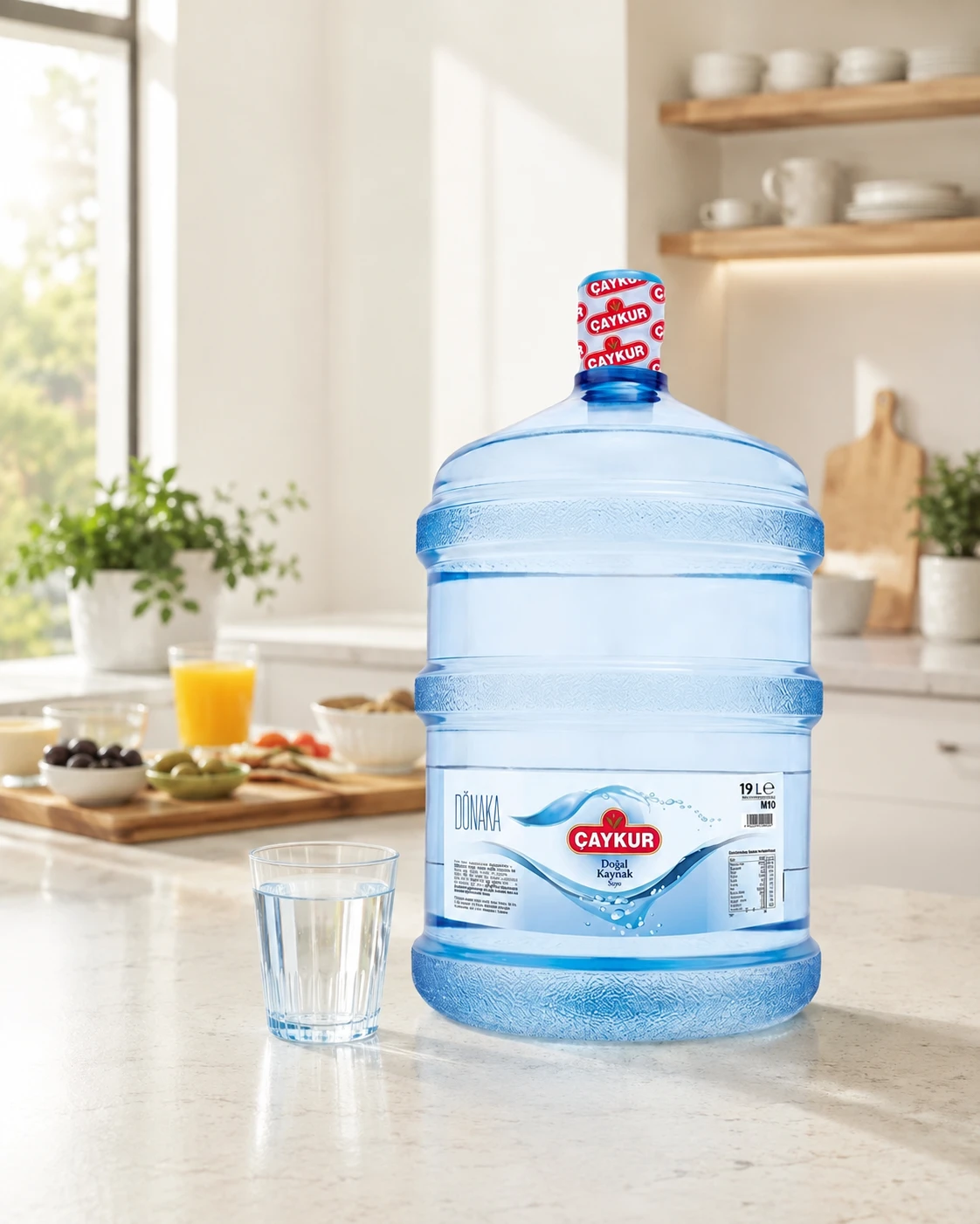 Evde Çaykur 19 litre damacana kullanımı